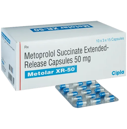 metolar xr 50mg capsule 15's